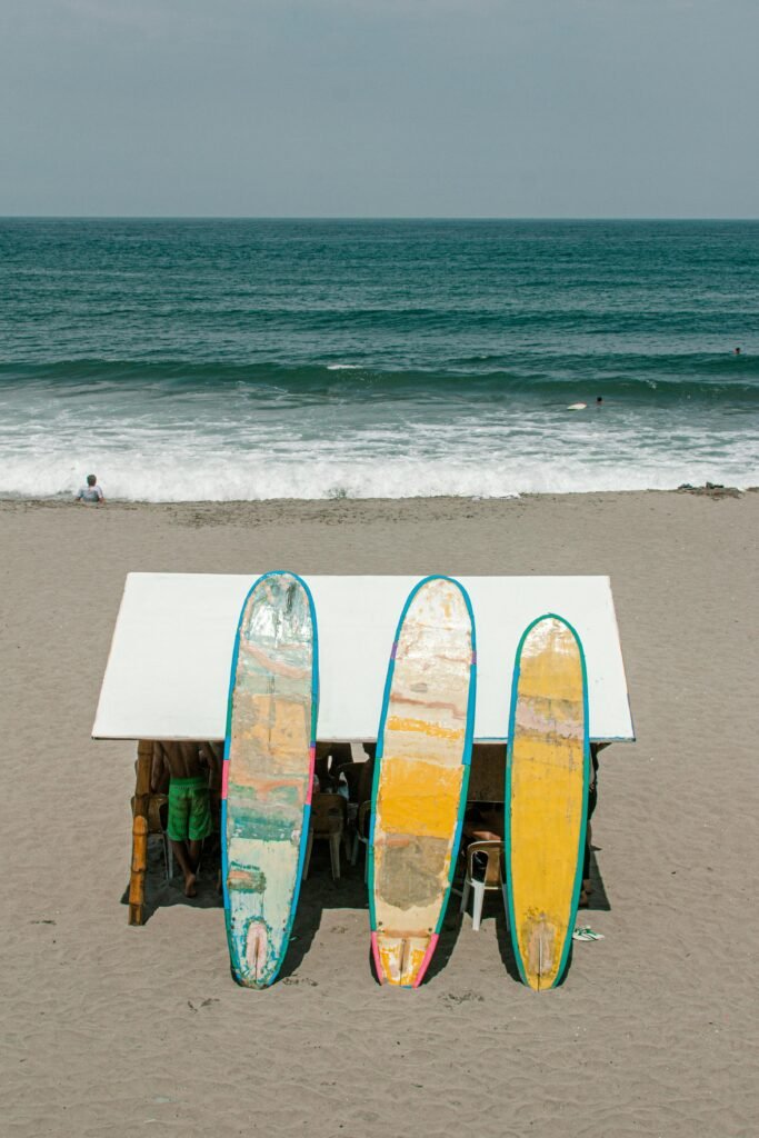 surf shacks